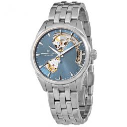 Jazzmaster Open Heart Automatic Blue Dial Ladies Watch