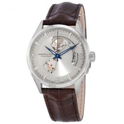 Jazzmaster Open Heart Automatic Silver Dial Mens Watch