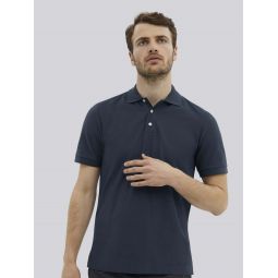 Pique Polo - Slate Blue