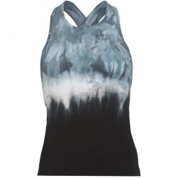 Hard Tail Printed Open Back Support Tank Top