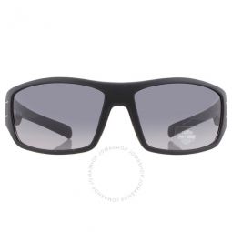 Smoke Gradient Wrap Mens Sunglasses