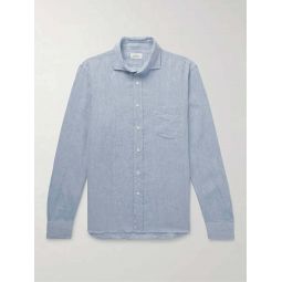 Linen Button Down - Blue