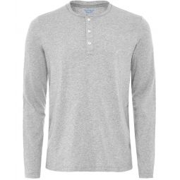 Long Sleeve Henley - Gray