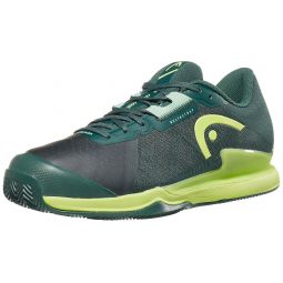 Head Sprint Pro 3.5 Clay Green/Light Green Mens Shoes