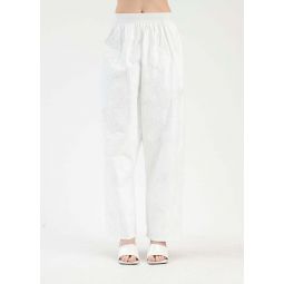 Relax Crinkled Pants - White
