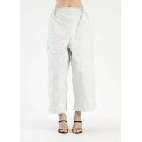 Crinkled Trousers - White