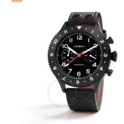 HF T20 Chronograph Mechaquartz Black Dial Mens Watch
