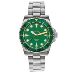Luciano Automatic Green Dial Mens Watch
