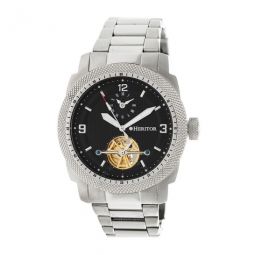 Helmsley Black Dial Stainless Steel Automatic Mens Watch