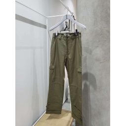 Dunder Leather Trouser - Moss Green