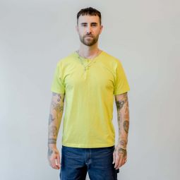 Great Plains Tee Combed Cotton Jersey - Acid Lime