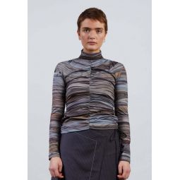 Lyra Top - Abstract Grey