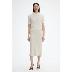 Midi Skirt - Pearl Grey