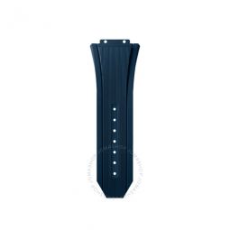 blue lined rubber strap