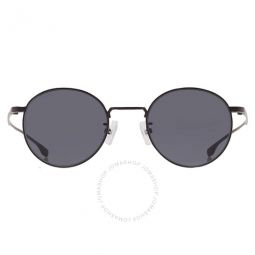 Grey Round Mens Sunglasses