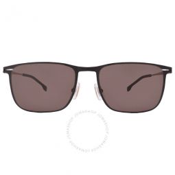 Brown Rectangular Mens Sunglasses