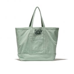 Garment Dyed Tote Bag - Green