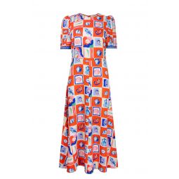 Casey Dress - Sea Tiles