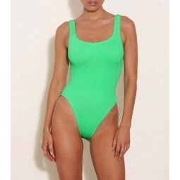 Square Neck Swimsuit - Lime