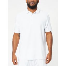 IBKUL Mens Solid Polo - White
