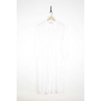 Cotton Khadi Dress - White