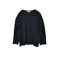 Cotton Pullover T Shirt - Black