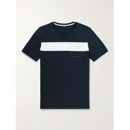 Zanone Striped Ice Cotton-Jersey T-Shirt