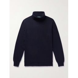 Zanone Slim-Fit Virgin Wool and Cashmere-Blend Rollneck Sweater