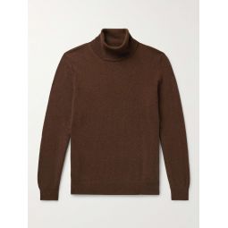 Zanone Slim-Fit Virgin Wool and Cashmere-Blend Rollneck Sweater