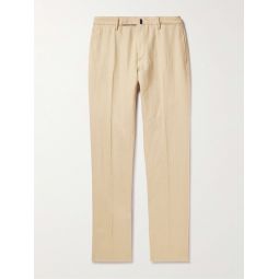 Slim-Fit Linen Trousers