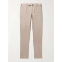 Venezia 1951 Slim-Fit Straight-Leg Cotton-Blend Twill Trousers