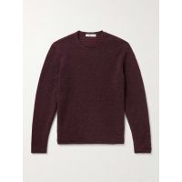 Fanach Birdseye Merino Wool and Cashmere-Blend Sweater