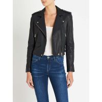 Ashville Leather Jacket - gray