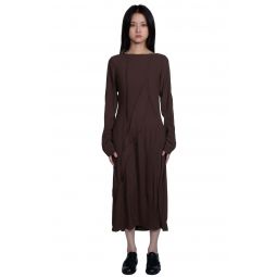 River Longsleeves Dress - Wood