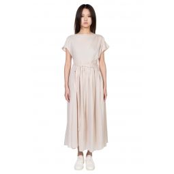 Tie Waist Dress - Ivory