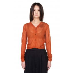 Fragment Cardigan - Orange Wine