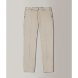 Slim-fit certified Royal Batavia cotton trousers