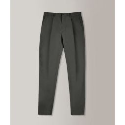 Tapered fit trousers in certified summer satin