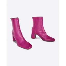 Tabatha Leather Boots - Flamingo