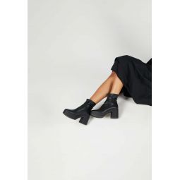 Marlowe Platform Boots - Baluga Black