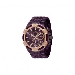 Men's Bolt Chronograph Stainless Steel Purple Dial Watch