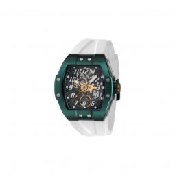 Men's S1 Rally Silicone Transparent and Green Dial Watch