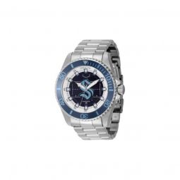 Men's NHL Stainless Steel Blue Dial Watch