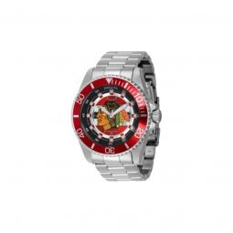 Men's NHL Stainless Steel Red Dial Watch