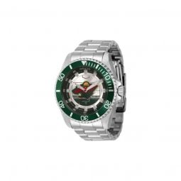 Men's NHL Stainless Steel Silver-tone Dial Watch