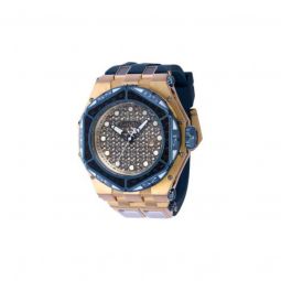 Men's Carbon Hawk Carbon Fiber and Silicone and Stainless Steel Khaki Dial Watch