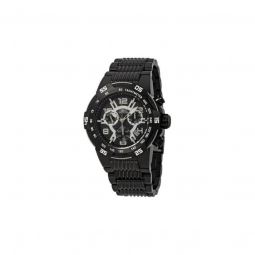 Men's Speedway Chronograph Stainless Steel Black Dial