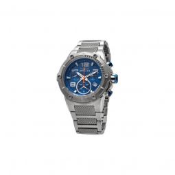 Men's Speedway Chronograph Stainless Steel Blue Dial