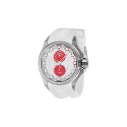 Men's S1 Rally Silicone Silver-tone Dial Watch