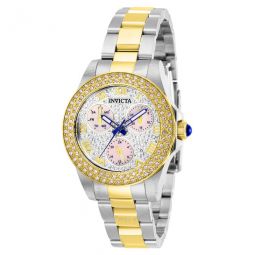 Angel White Mother of Pearl Dial Quartz Ladies Watch